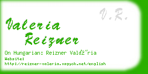 valeria reizner business card